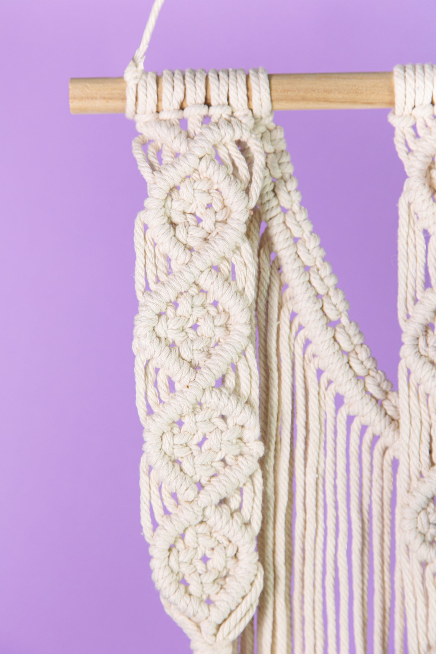 Macrame su kristalais