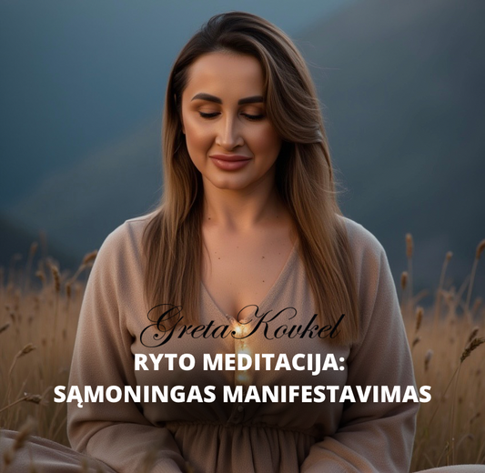 Ryto meditacija "Sąmoningas manifestavimas"