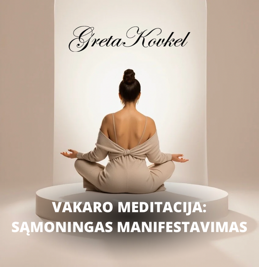 Vakaro meditacija "Sąmoningas manifestavimas"