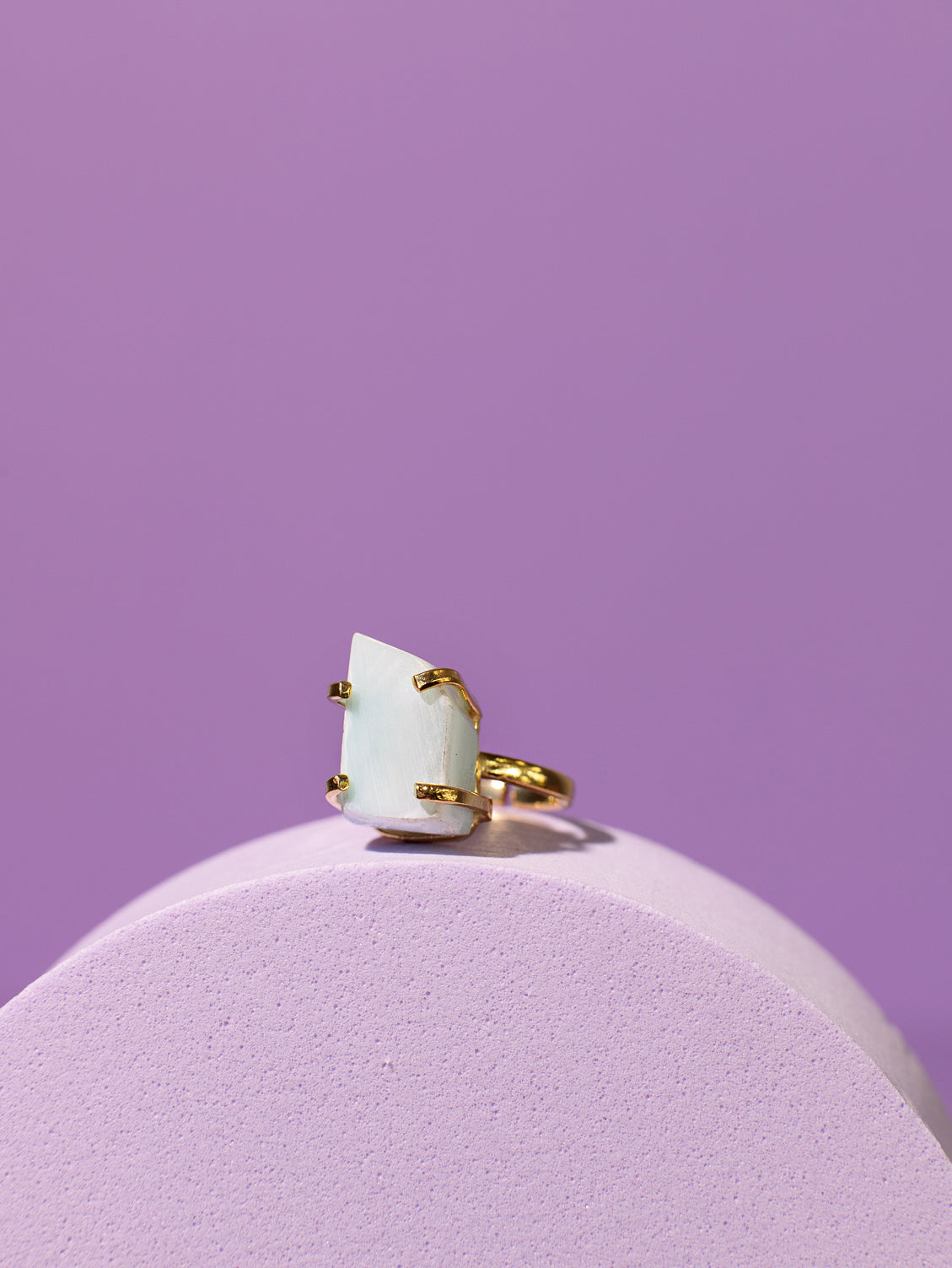 Mini žiedas su larimar